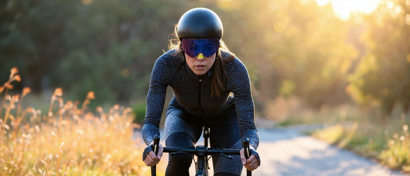 Cyclist with OXARYA nasal Strip