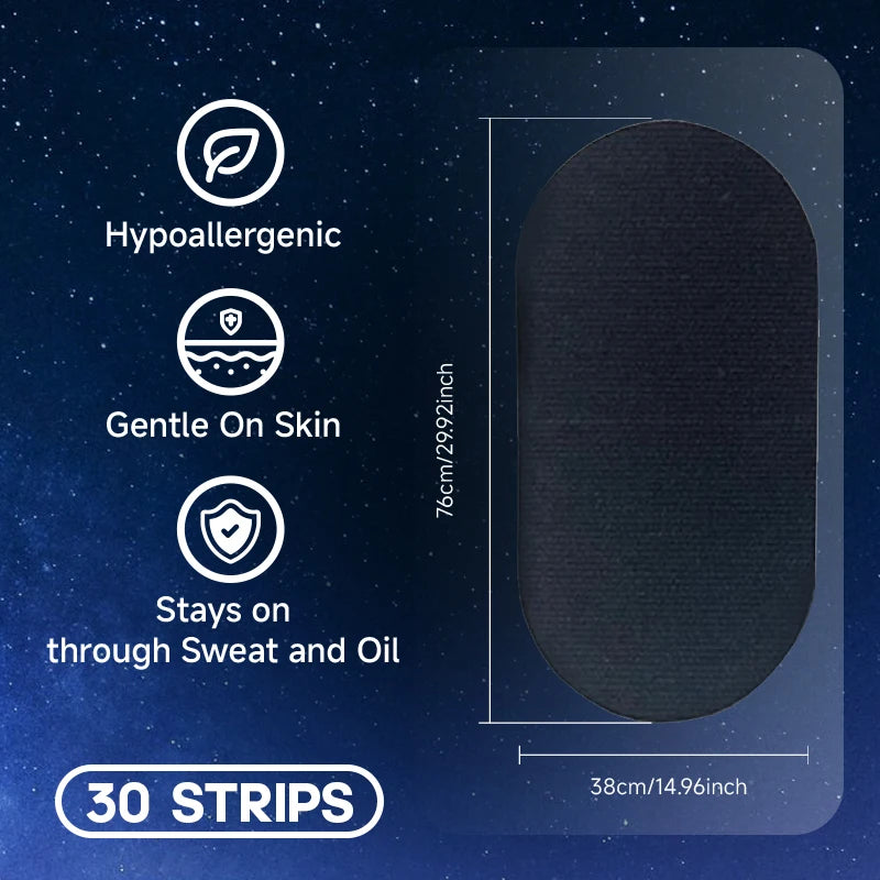 Quitmood Mouth Tape - Pain Free Removal, Hypoallergenic, Latex Free & Gentle on Skin - Medical Grade Adhesive Cotton Tape