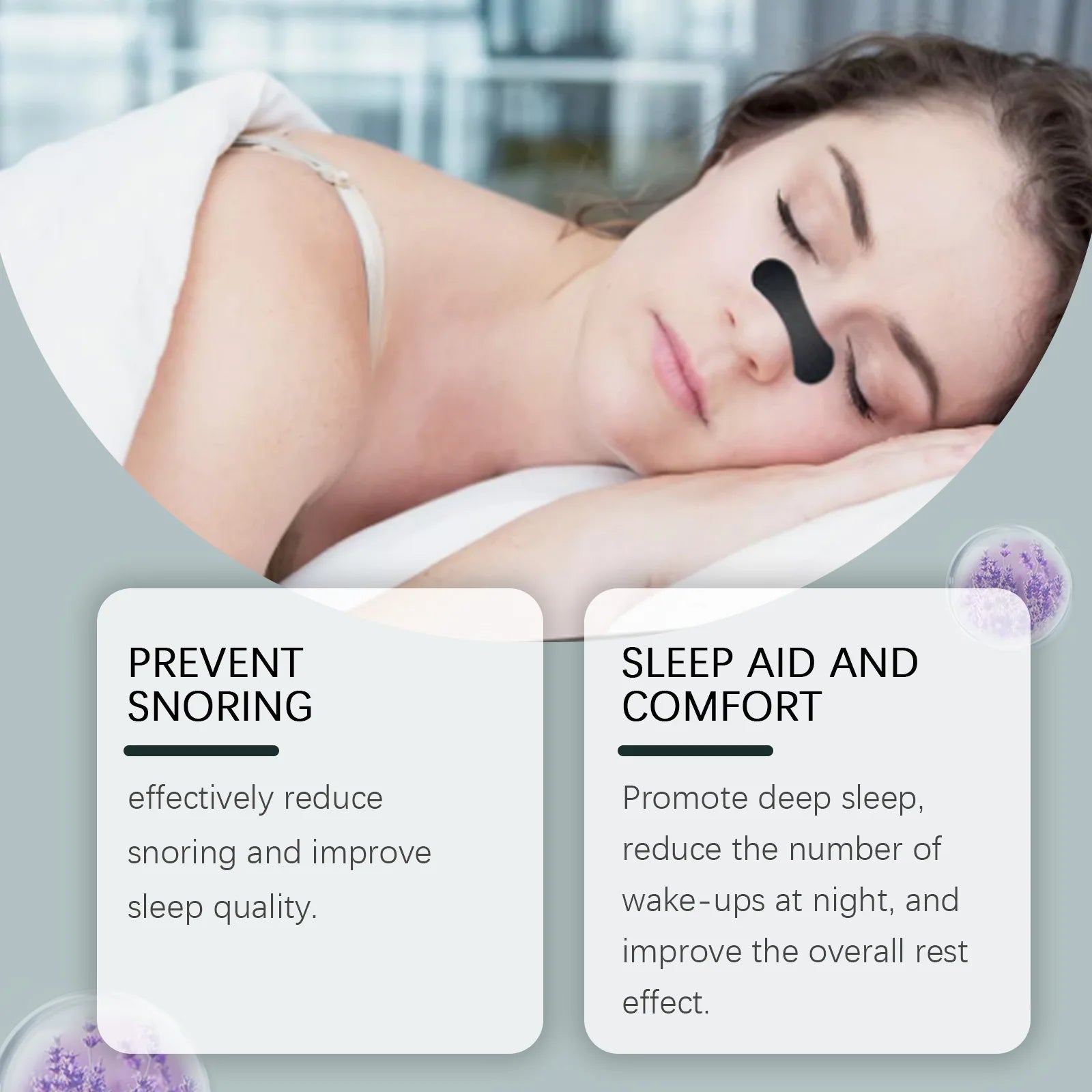 Nasal Strips & Mouth Tape Better Nose Breathe Prevent Mouth Dryness Nasal Congetion anti Snoring Mouth Correction Sleep Stickers