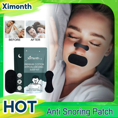 Nasal Strips & Mouth Tape Better Nose Breathe Prevent Mouth Dryness Nasal Congetion anti Snoring Mouth Correction Sleep Stickers
