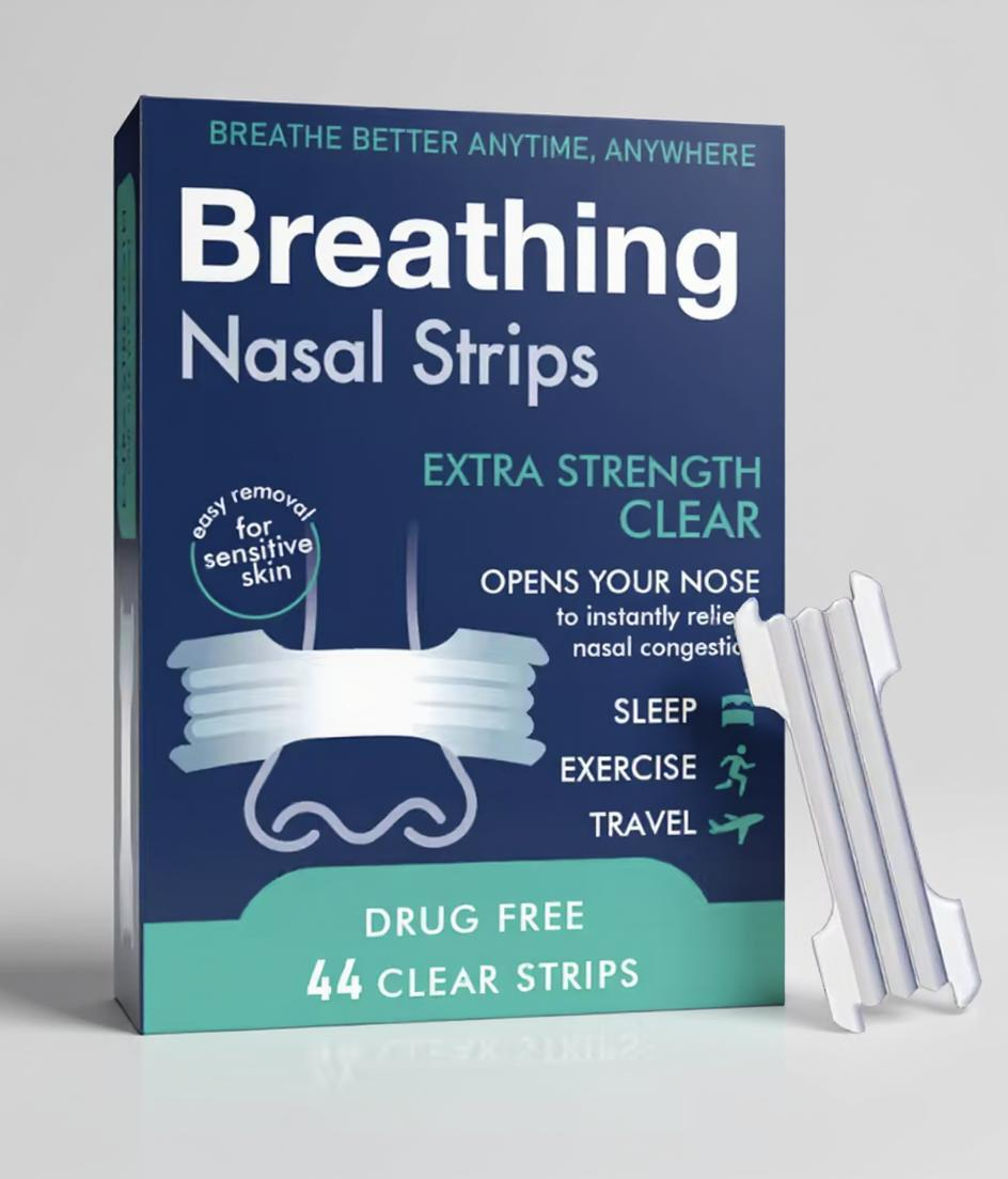 Oxarya Extra Strength Nasal Strips 44PCS – Breathe Better. Sleep Deeper. Perform Harder.